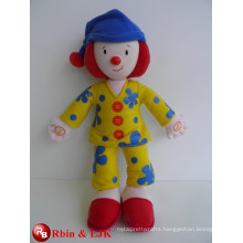 Meet EN71 and ASTM standard ICTI plush toy factory clown plush toy